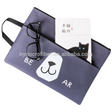 Lindo bolso de mensaje de tela de lona personalizada con logo impreso